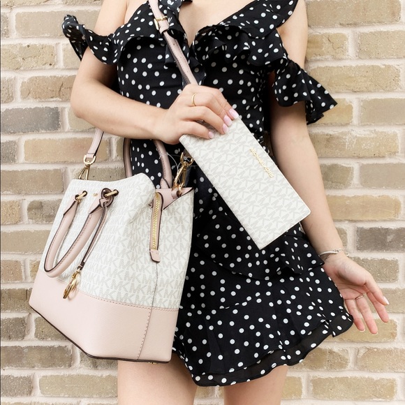 Michael Kors large Satchel Bag Wallet Set - Picture 2 of 10